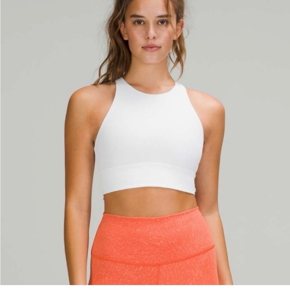 Lululemon Like a Cloud High Neck Longline Ribbed Bra